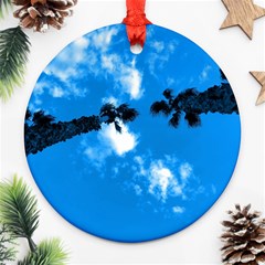 Trees & Sky In Martinsicuro, Italy  Ornament (round) by ConteMonfrey