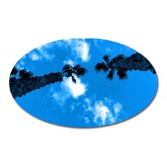 Trees & Sky In Martinsicuro, Italy  Oval Magnet by ConteMonfrey