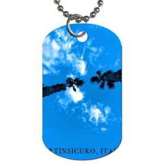 Trees & Sky In Martinsicuro, Italy  Dog Tag (one Side) by ConteMonfrey