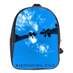 Trees & Sky in MartinSicuro, Italy. School Bag (Large) Front