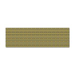 Golden Striped Decorative Pattern Sticker (Bumper) Front