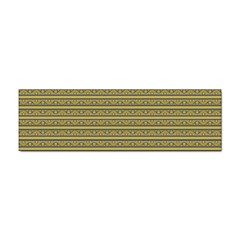 Golden Striped Decorative Pattern Sticker Bumper (10 Pack) by dflcprintsclothing