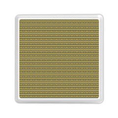 Golden Striped Decorative Pattern Memory Card Reader (square) by dflcprintsclothing