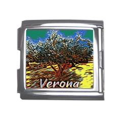 Colorful Verona Olive Tree Mega Link Italian Charm (18mm) by ConteMonfrey