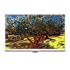 Colorful Verona Olive Tree Business Card Holder by ConteMonfrey