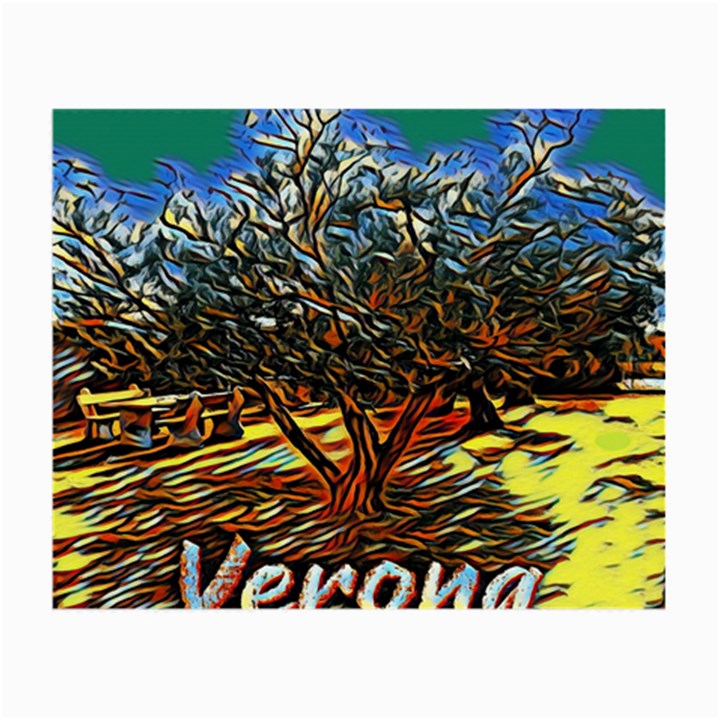 Colorful Verona Olive tree Small Glasses Cloth