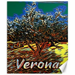 Colorful Verona Olive Tree Canvas 8  X 10  by ConteMonfrey