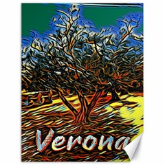 Colorful Verona Olive Tree Canvas 18  X 24  by ConteMonfrey