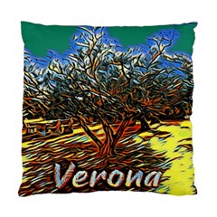 Colorful Verona Olive Tree Standard Cushion Case (two Sides) by ConteMonfrey