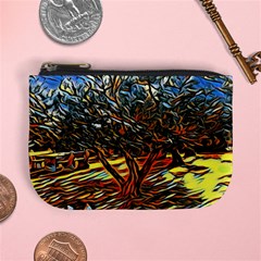 Colorful Verona Olive Tree Mini Coin Purse by ConteMonfrey