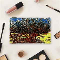 Colorful Verona Olive Tree Cosmetic Bag (medium) by ConteMonfrey