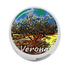 Colorful Verona Olive Tree 4-port Usb Hub (one Side) by ConteMonfrey