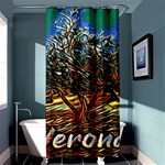 Colorful Verona Olive tree Shower Curtain 36  x 72  (Stall)  Curtain(36 X72 ) - 33.26 x66.24  Curtain(36 X72 )