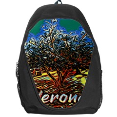 Colorful Verona Olive Tree Backpack Bag by ConteMonfrey