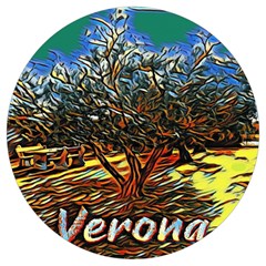 Colorful Verona Olive Tree Round Trivet by ConteMonfrey