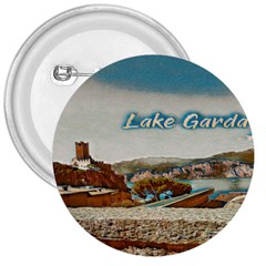 Malcesine Castle On Lake Garda 3  Buttons by ConteMonfrey