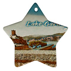 Malcesine Castle On Lake Garda Ornament (star) by ConteMonfrey