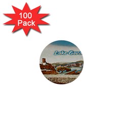 Malcesine Castle On Lake Garda 1  Mini Buttons (100 Pack)  by ConteMonfrey