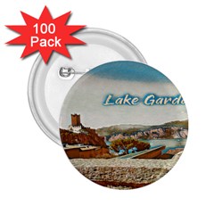 Malcesine Castle On Lake Garda 2 25  Buttons (100 Pack)  by ConteMonfrey