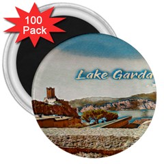 Malcesine Castle On Lake Garda 3  Magnets (100 Pack) by ConteMonfrey