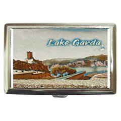 Malcesine Castle On Lake Garda Cigarette Money Case by ConteMonfrey