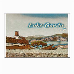 Malcesine Castle On Lake Garda Postcard 4 x 6  (pkg Of 10) by ConteMonfrey