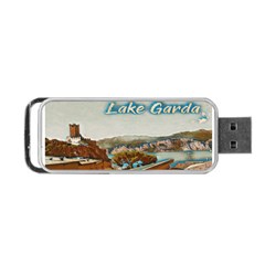 Malcesine Castle On Lake Garda Portable Usb Flash (one Side) by ConteMonfrey