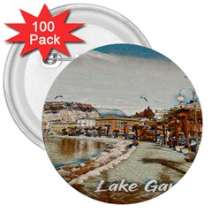 Birds And People On Lake Garda 3  Buttons (100 Pack)  by ConteMonfrey