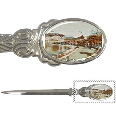 Birds And People On Lake Garda Letter Opener by ConteMonfrey