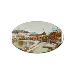 Birds And People On Lake Garda Sticker Oval (100 Pack) by ConteMonfrey