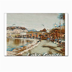 Birds And People On Lake Garda Postcard 4 x 6  (pkg Of 10) by ConteMonfrey