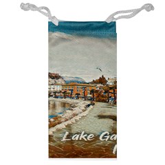 Birds And People On Lake Garda Jewelry Bag by ConteMonfrey