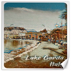 Birds And People On Lake Garda Canvas 12  X 12  by ConteMonfrey