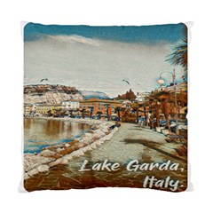 Birds And People On Lake Garda Standard Cushion Case (two Sides) by ConteMonfrey