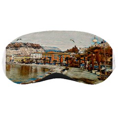 Birds And People On Lake Garda Sleeping Mask by ConteMonfrey