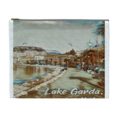 Birds And People On Lake Garda Cosmetic Bag (xl) by ConteMonfrey