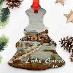 Birds And People On Lake Garda Ornament (christmas Tree)  by ConteMonfrey