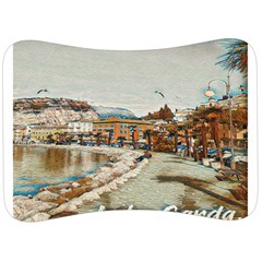 Birds And People On Lake Garda Velour Seat Head Rest Cushion by ConteMonfrey