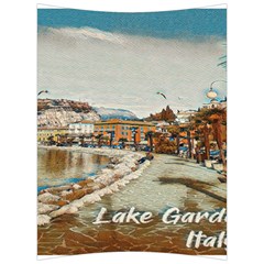 Birds And People On Lake Garda Back Support Cushion by ConteMonfrey