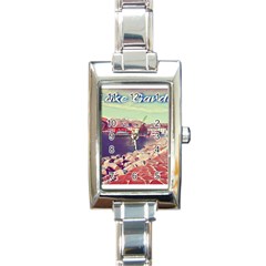 Garda! Rectangle Italian Charm Watch by ConteMonfrey