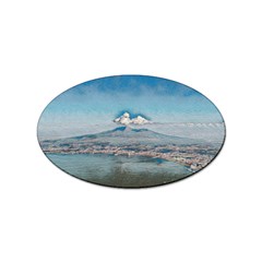 Napoli - Vesuvio Sticker (oval) by ConteMonfrey