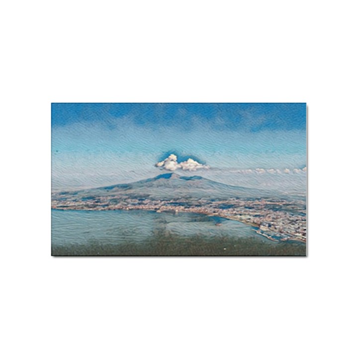 Napoli - Vesuvio Sticker Rectangular (10 pack)