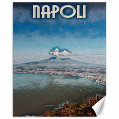 Napoli - Vesuvio Canvas 11  X 14  by ConteMonfrey