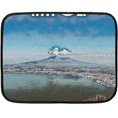 Napoli - Vesuvio One Side Fleece Blanket (mini) by ConteMonfrey