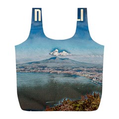 Napoli - Vesuvio Full Print Recycle Bag (l) by ConteMonfrey