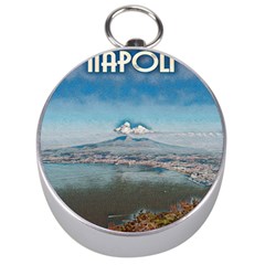 Napoli - Vesuvio Silver Compasses by ConteMonfrey