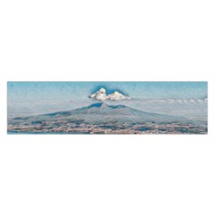 Napoli - Vesuvio Oblong Satin Scarf (16  X 60 ) by ConteMonfrey