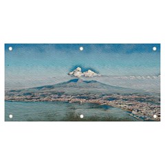 Napoli - Vesuvio Banner And Sign 6  X 3  by ConteMonfrey