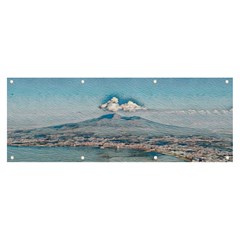 Napoli - Vesuvio Banner And Sign 8  X 3  by ConteMonfrey