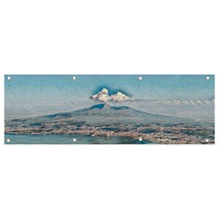 Napoli - Vesuvio Banner And Sign 9  X 3  by ConteMonfrey